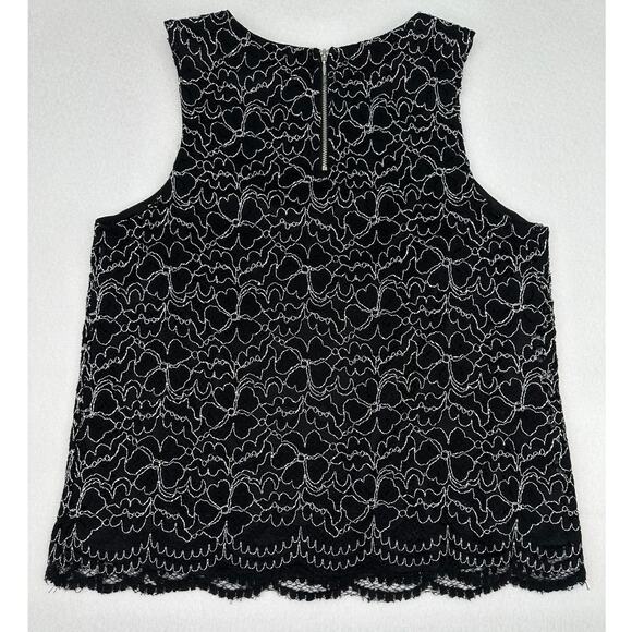 Elle 2 Piece Set - Skirt and Sleeveless Top - Business Office Party M (10) - Picture 3 of 9